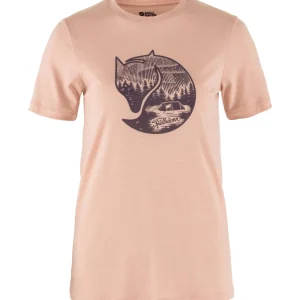 Fjällräven Basislag Trøjer | T-shirts & Toppe-Abisko Wool Fox SS W
