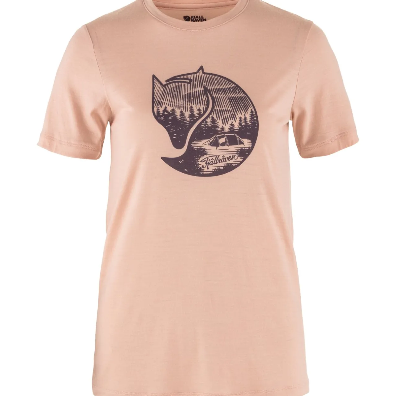 abisko_wool_fox_ss_w_3.webp Fjällräven Basislag Trøjer | T-shirts & Toppe-Abisko Wool Fox SS W