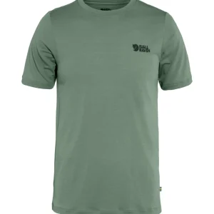 Fjällräven T-shirts & Toppe-Abisko Wool Logo SS M