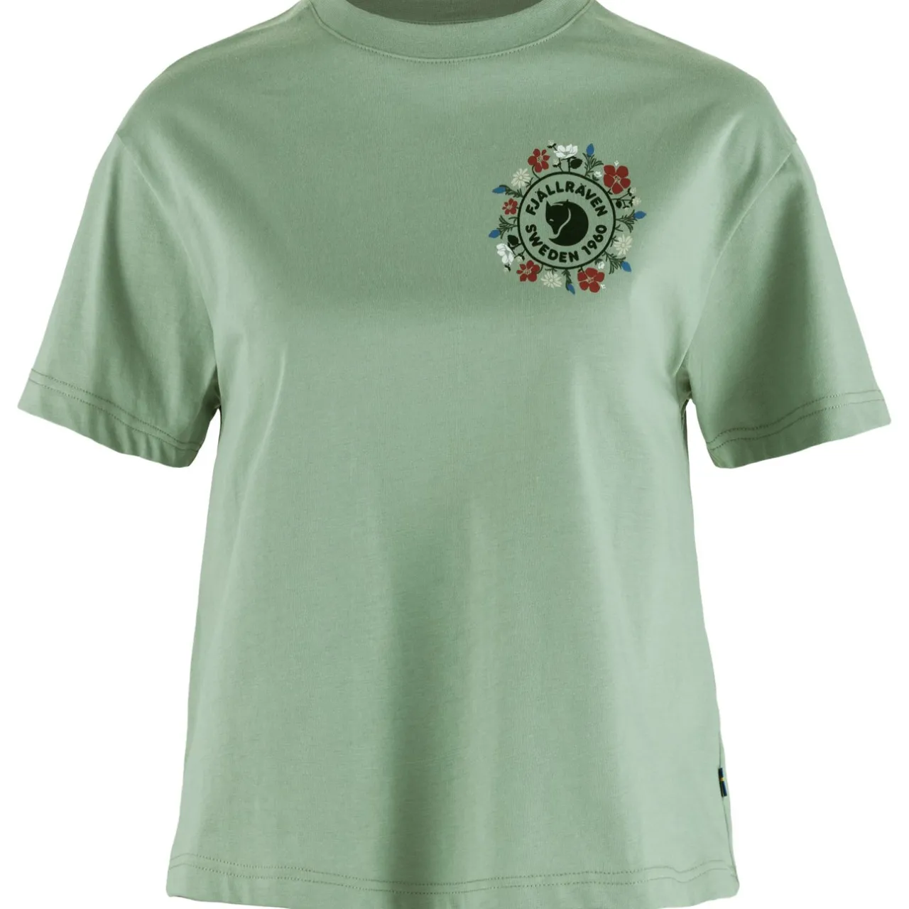 fjxellblomster_logo_tshir_2.webp Fjällräven T-shirts & Toppe-Fjällblomster Logo T-shirt W