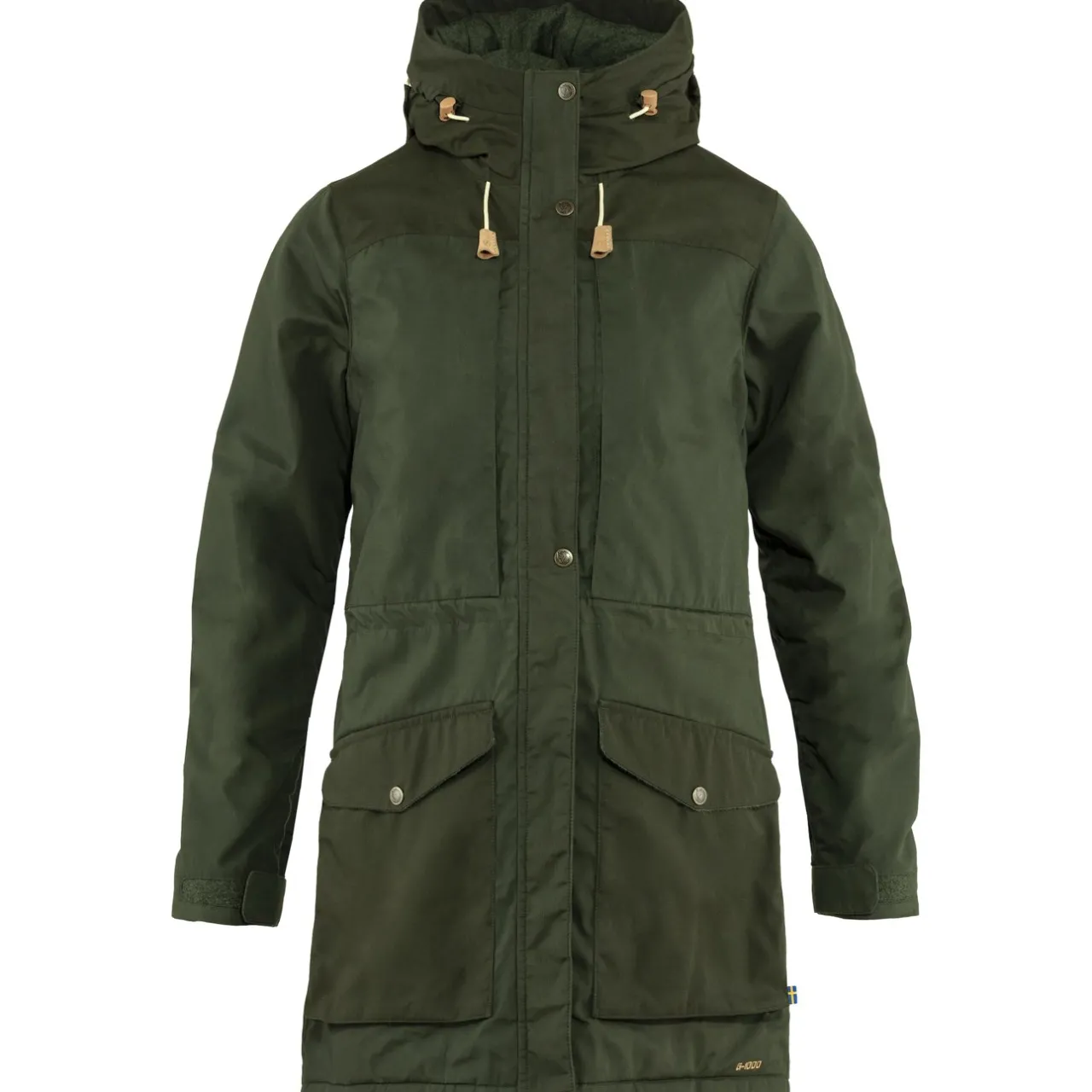 singi_wool_padded_parka_w_1.webp Fjällräven Parkaer | Vinterjakker-Singi Wool Padded Parka W