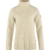 Fjällräven Sweatre & Strik-Övik Cable Knit Roller Neck W