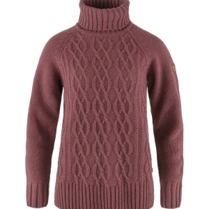 Fjällräven Sweatre & Strik-Övik Cable Knit Roller Neck W