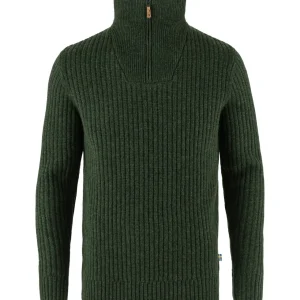 Fjällräven Sweatre & Strik-Övik Half Zip Knit M