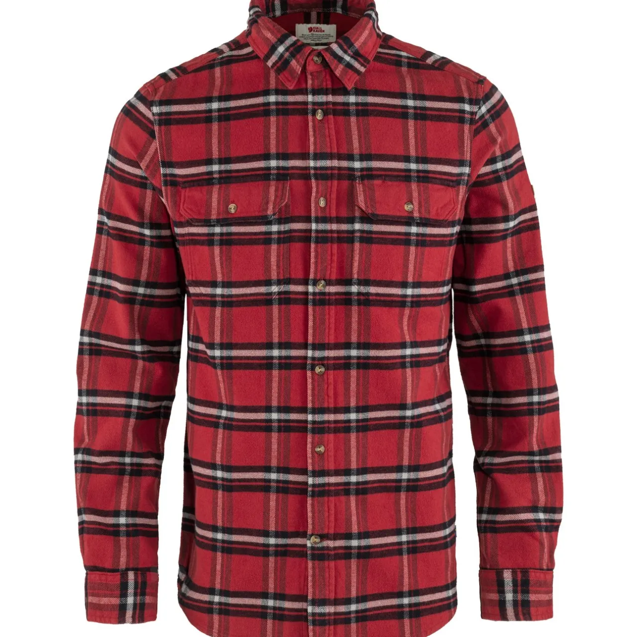 xdvik_heavy_flannel_shirt_0.webp Fjällräven Skjorter-Övik Heavy Flannel Shirt M