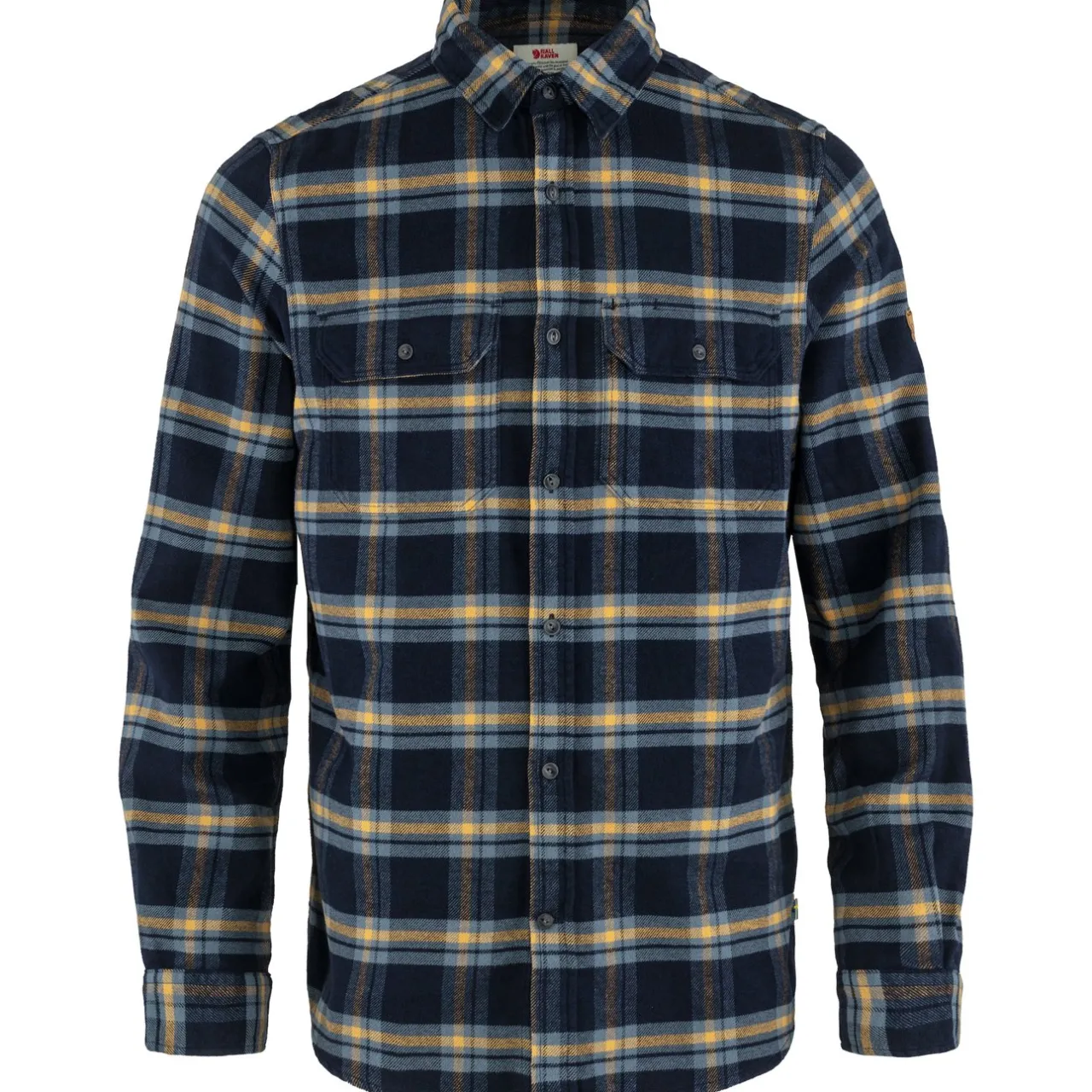xdvik_heavy_flannel_shirt_1.webp Fjällräven Skjorter-Övik Heavy Flannel Shirt M