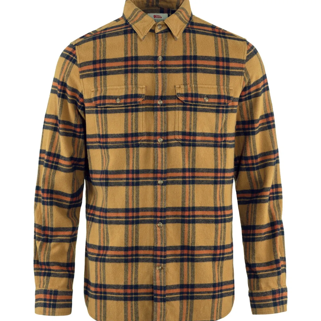 xdvik_heavy_flannel_shirt_2.webp Fjällräven Skjorter-Övik Heavy Flannel Shirt M