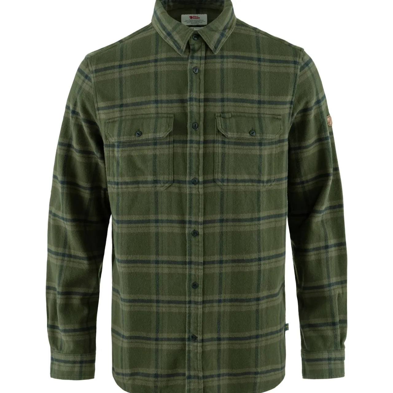 xdvik_heavy_flannel_shirt_3.webp Fjällräven Skjorter-Övik Heavy Flannel Shirt M