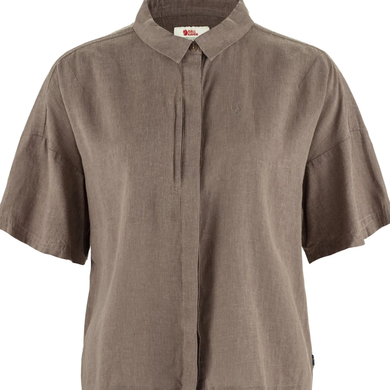 xdvik_hemp_camp_shirt_ss__1.webp Fjällräven T-shirts & Toppe-Övik Hemp Camp Shirt SS W