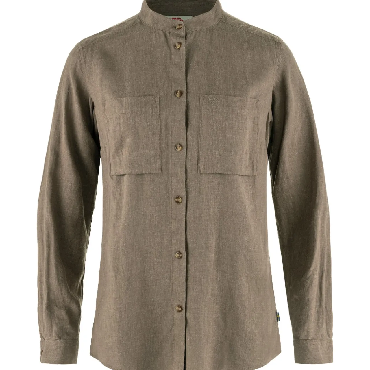 xdvik_hemp_shirt_ls_w_1.webp Fjällräven Skjorter-Övik Hemp Shirt LS W
