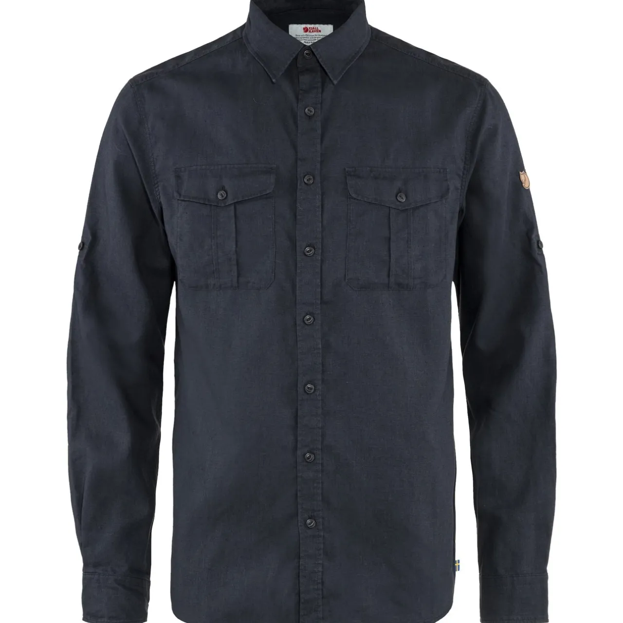 xdvik_travel_shirt_ls_m_1.webp Fjällräven Skjorter-Övik Travel Shirt LS M