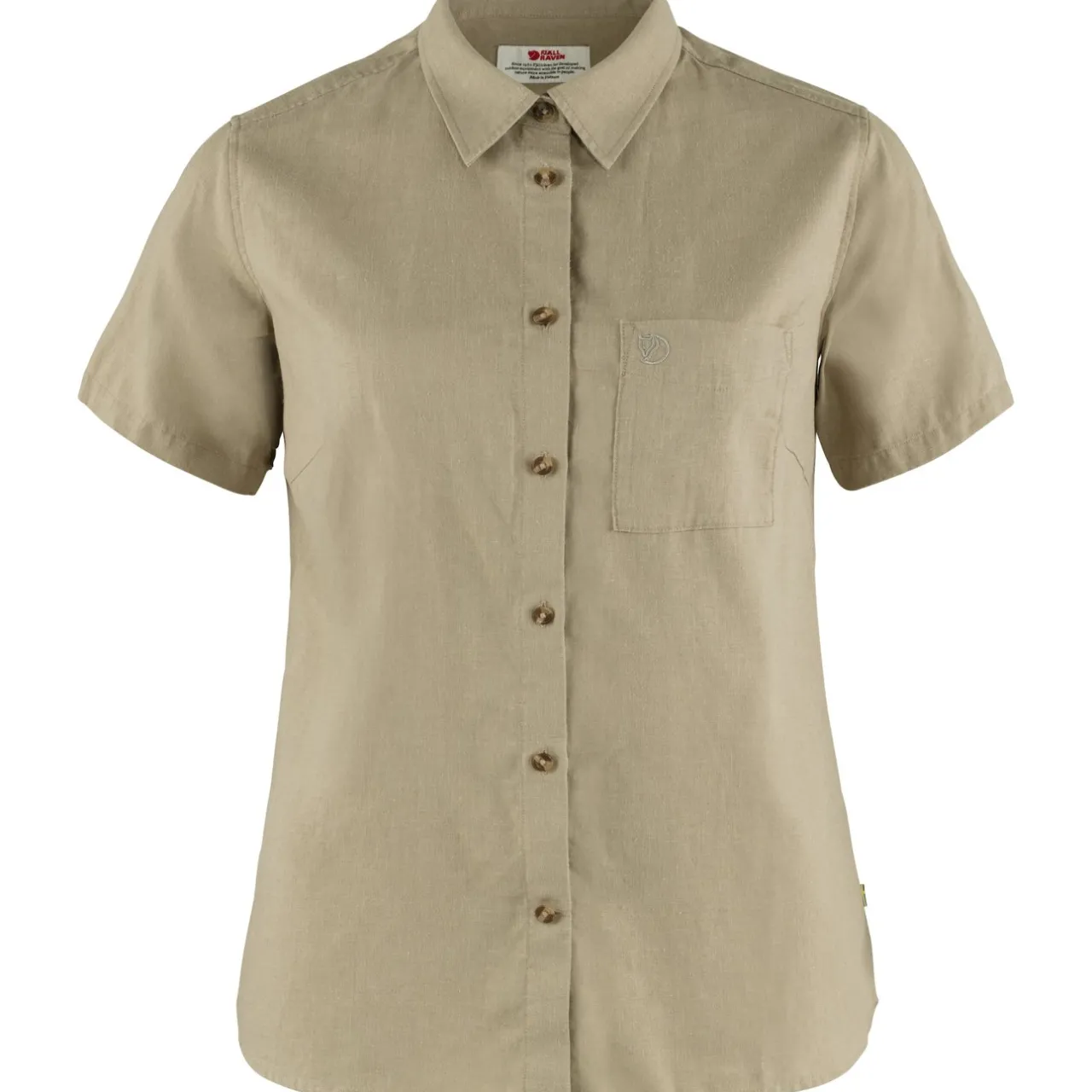 xdvik_travel_shirt_ss_w_1.webp Fjällräven Skjorter-Övik Travel Shirt SS W